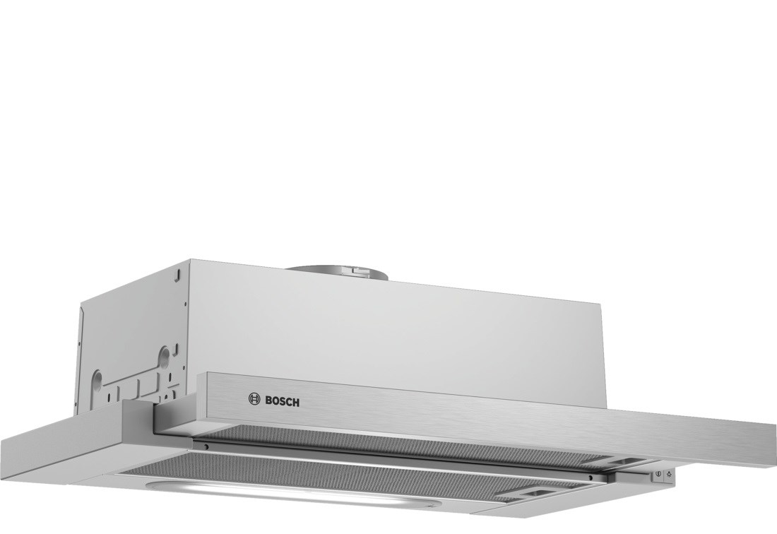 Bosch - Serie 4 Dft63ac50 Cappa Semi-integrata (estraibile) Argento 360 M³/h D Bosch - Serie 4 Dft63ac50 Cappa Semi-integrata (estraibile) Argento 360 M³/h D