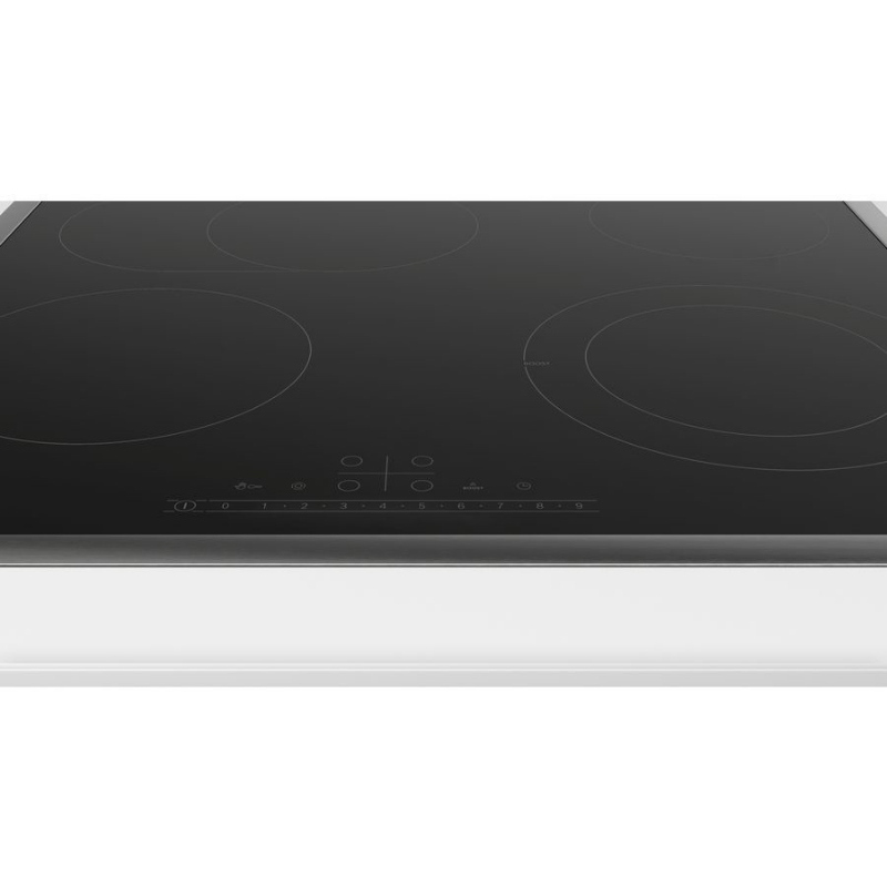 Bosch serie 6 pkn645fp2e piano cottura nero da incasso 60 cm ceramica 4 fornello(i)