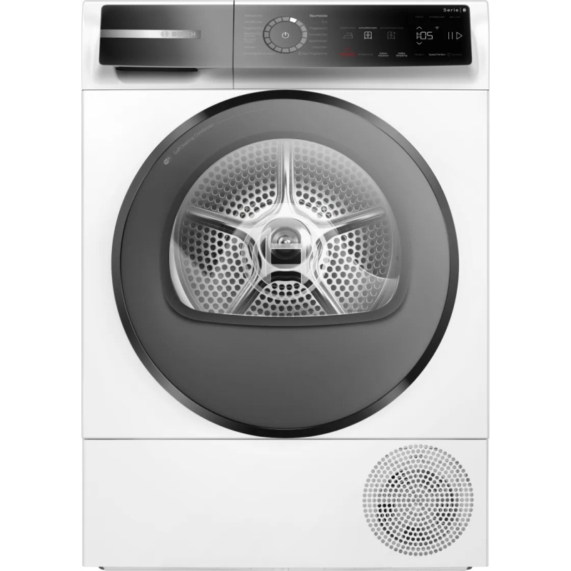 Bosch serie 8 wqb246d41 asciugatrice libera installazione caricamento frontale 9 kg bianco