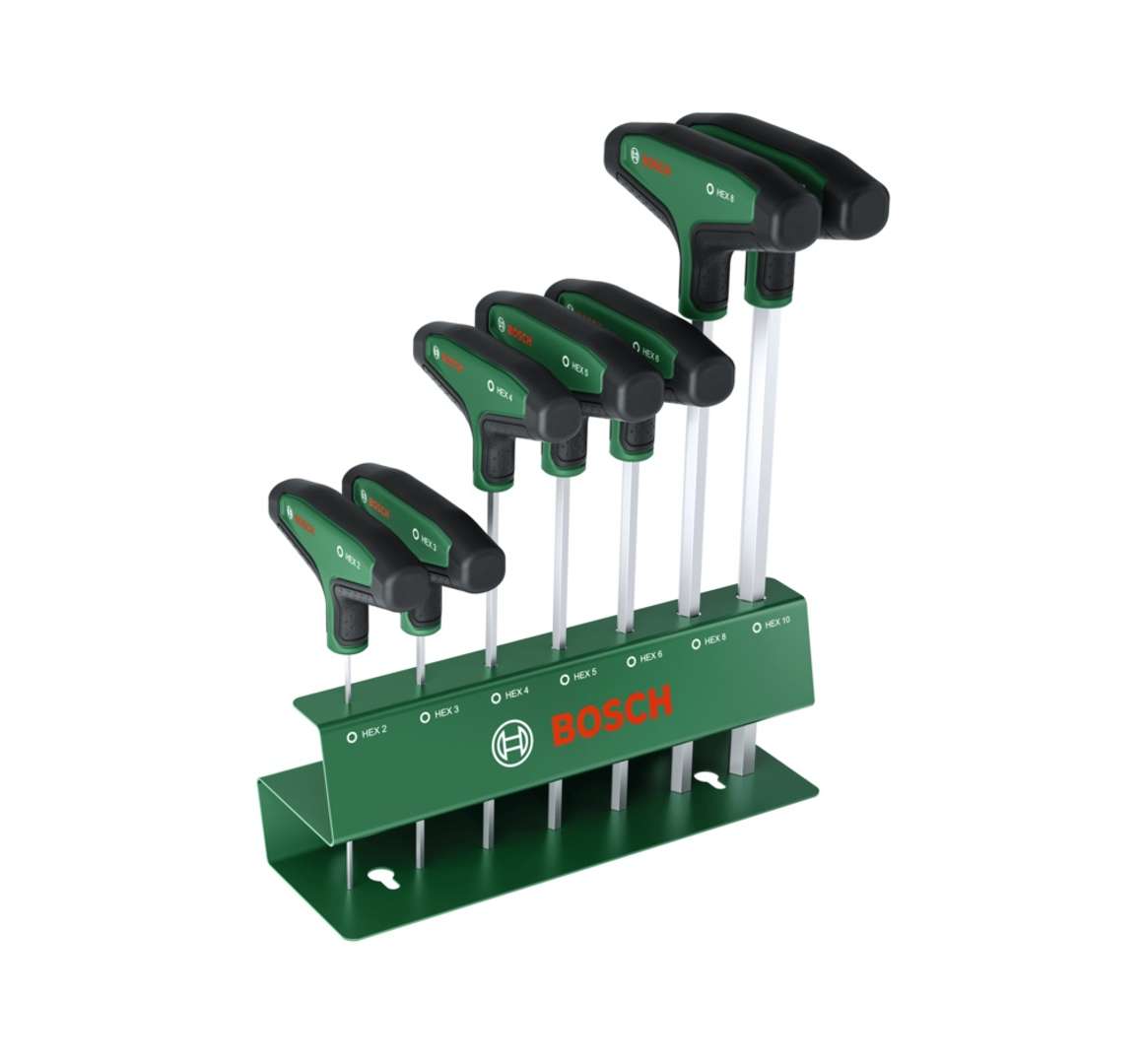 Bosch - Set Di Cacciaviti A T Da 7 Pezzi Esagonali 1600a039j1