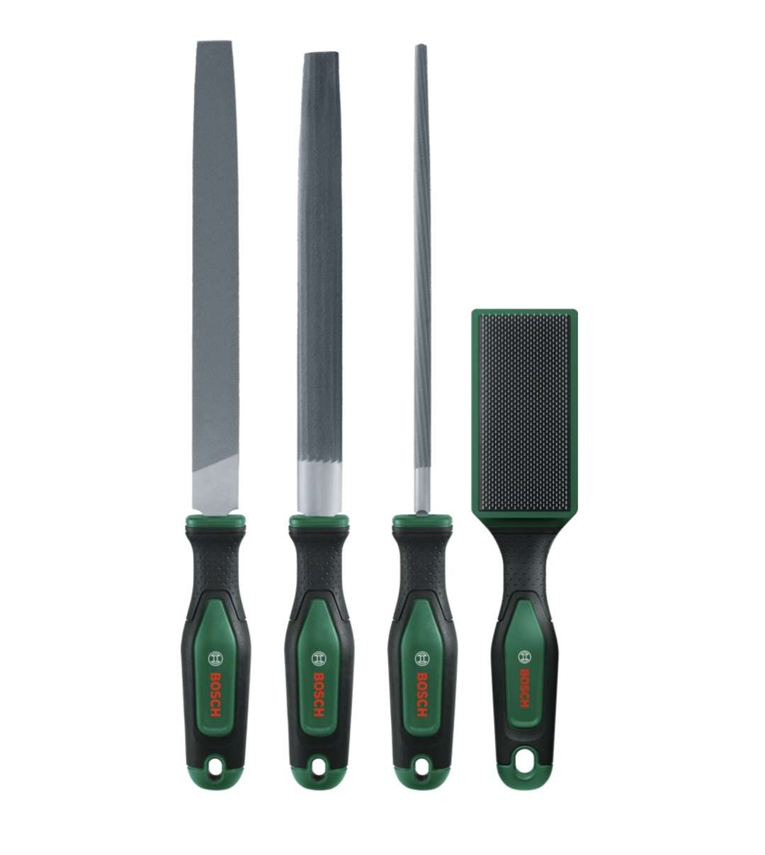 Bosch - Set Di Lime Da 4 Pezzi, Con Pennello 1600a034gm