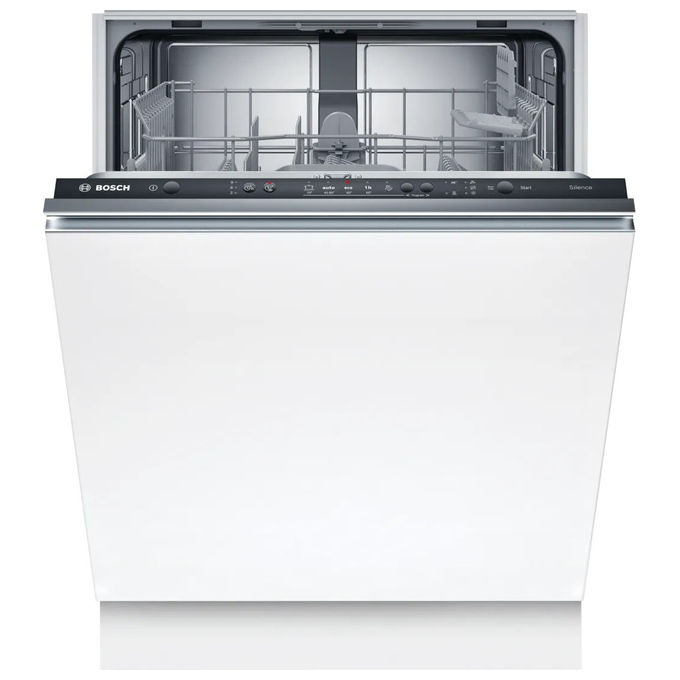 Bosch SMV25AX06E Serie 2 Lavastoviglie a Scomparsa Totale 12 coperti Classe E 48 dB AquaStop (81.5x60x55 cm) colore Nero