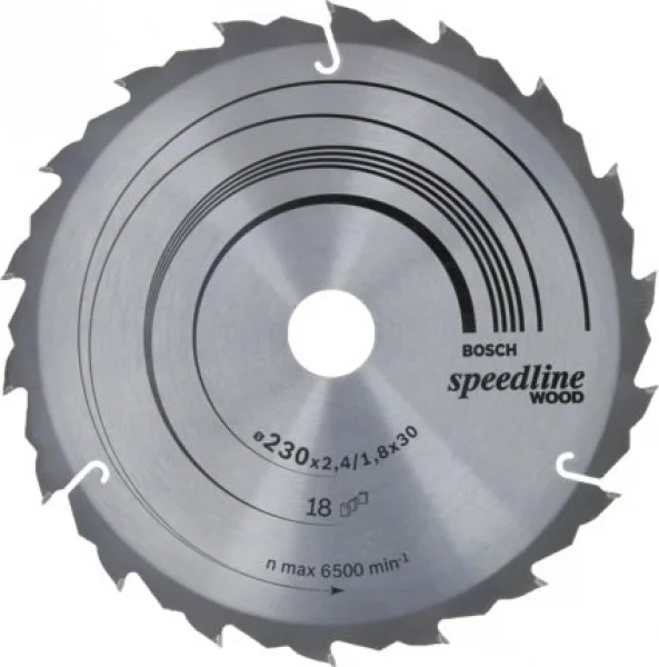 Bosch - Speedline Wood Lama Per Sega Circolare 230x30 Mm Per Legno Bosch - Speedline Wood Lama Per Sega Circolare 230x30 Mm Per Legno