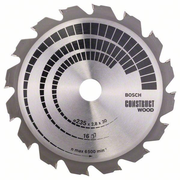 Bosch - Standard For Construct Wood Lama Per Sega Circolare 235x30 Mm Per Legno Chiodato Bosch - Standard For Construct Wood Lama Per Sega Circolare 235x30 Mm Per Legno Chiodato