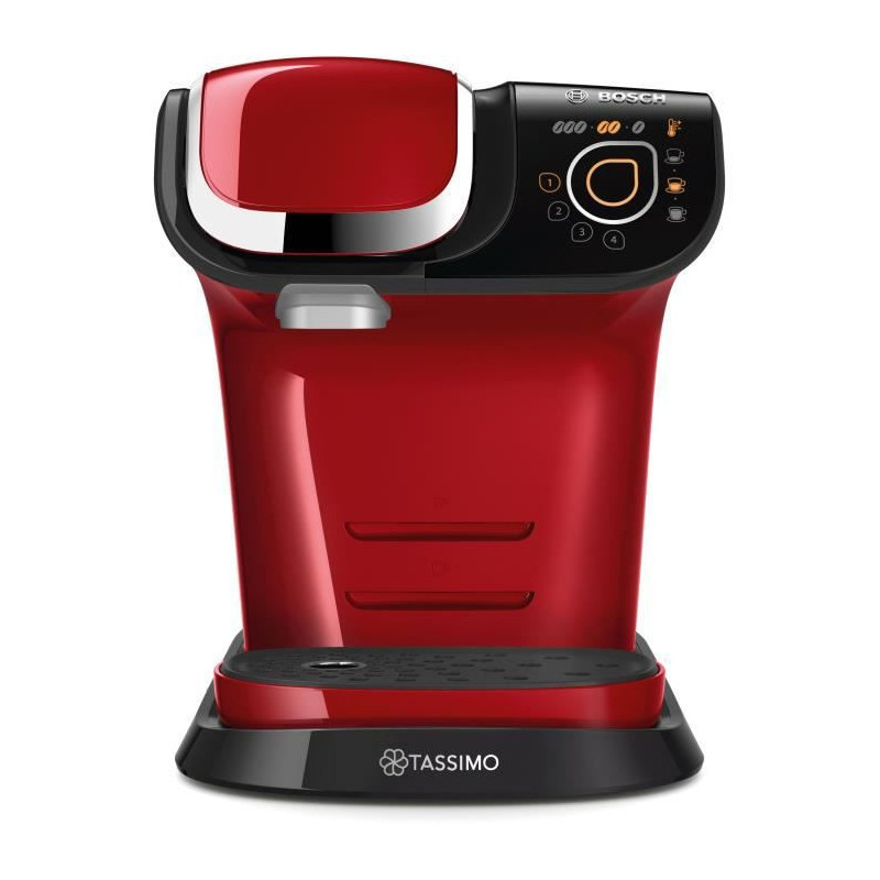 Bosch - Tas6503 - Macchina Da Caffè Tassimo Multi-bevande - Serbatoio D'Acqua 1,3l - Arresto Automatico - Rosso