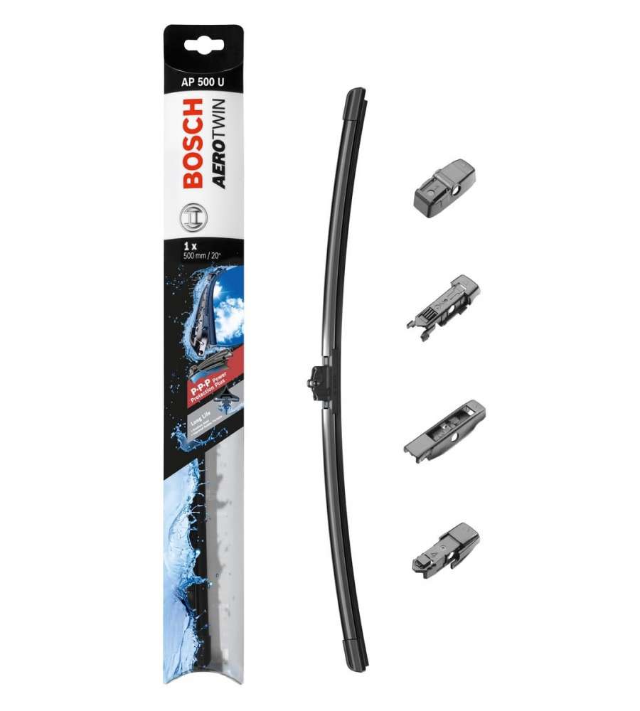 Bosch - Tergicristalli Aerotwin Multi-clip Am 475 U 475m Senza Telaio Con Spoiler