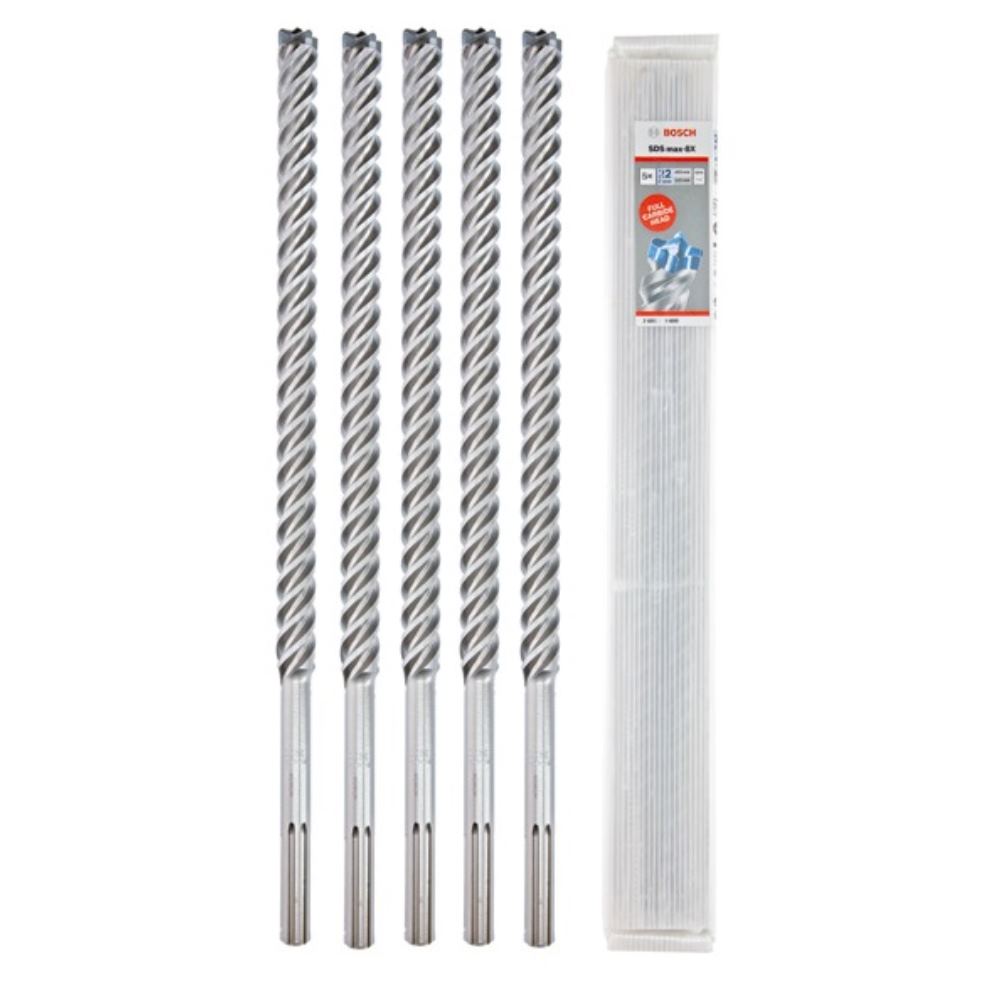 Bosch - Trapano A Percussione Sds-max-8x D.22mm Funzionante L.400mm L.520mm Sds-max 5 Pezzi Bosch - Trapano A Percussione Sds-max-8x D.22mm Funzionante L.400mm L.520mm Sds-max 5 Pezzi