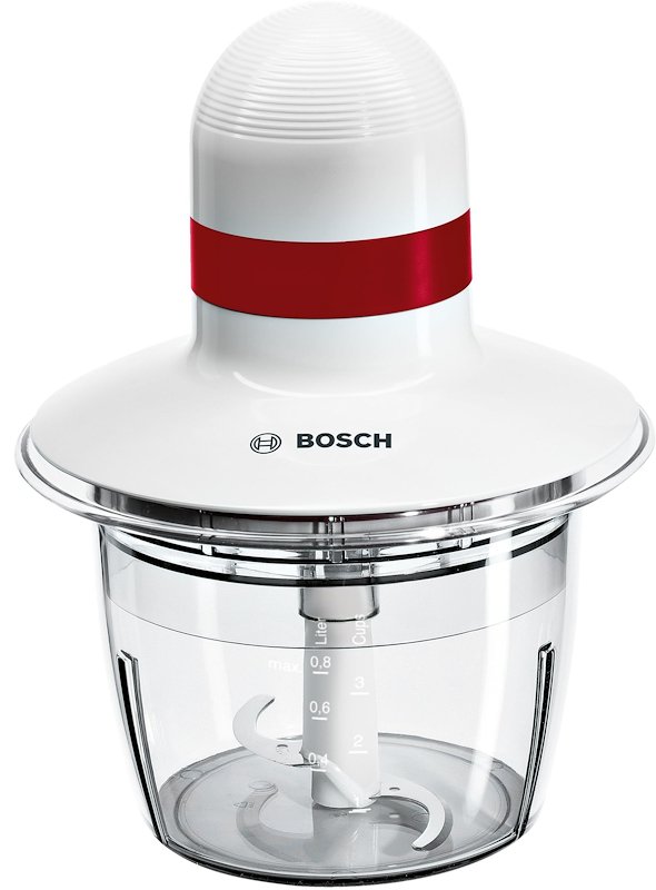 Bosch Tritatutto Mmrp1000 Rosso, Trasparente, Bianco
