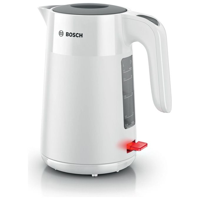 BOSCH TWK2M161 MyMoment Bollitore Elettrico 1,7 L 2400 W Base Girevole Spegnimento Automatico Protezione Surriscaldamento colore Bianco BOSCH TWK2M161 MyMoment Bollitore Elettrico 1,7 L 2400 W Base Girevole Spegnimento Automatico Protezione Surriscaldamento colore Bianco