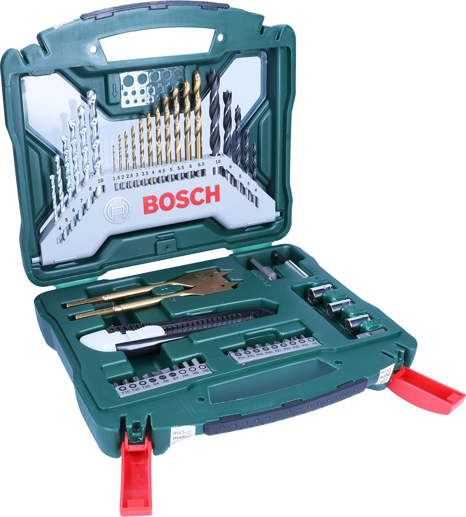 Bosch - Valigetta Set Con Accessori Per Foratura E Avvitatura 50 Pezzi 2607019327