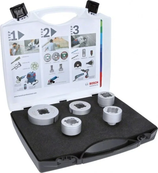 Bosch - X-lock Best For Ceramic Dry Speed Set Frese Diamantate A Secco 5 Pz.