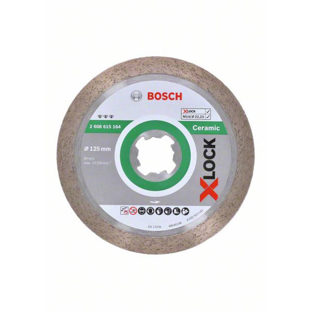 Bosch X-lock Disco Diamantato Best For Ceramic 125 X 22,23 X 1,8 X 10 Mm - 2608615164 Bosch X-lock Disco Diamantato Best For Ceramic 125 X 22,23 X 1,8 X 10 Mm - 2608615164
