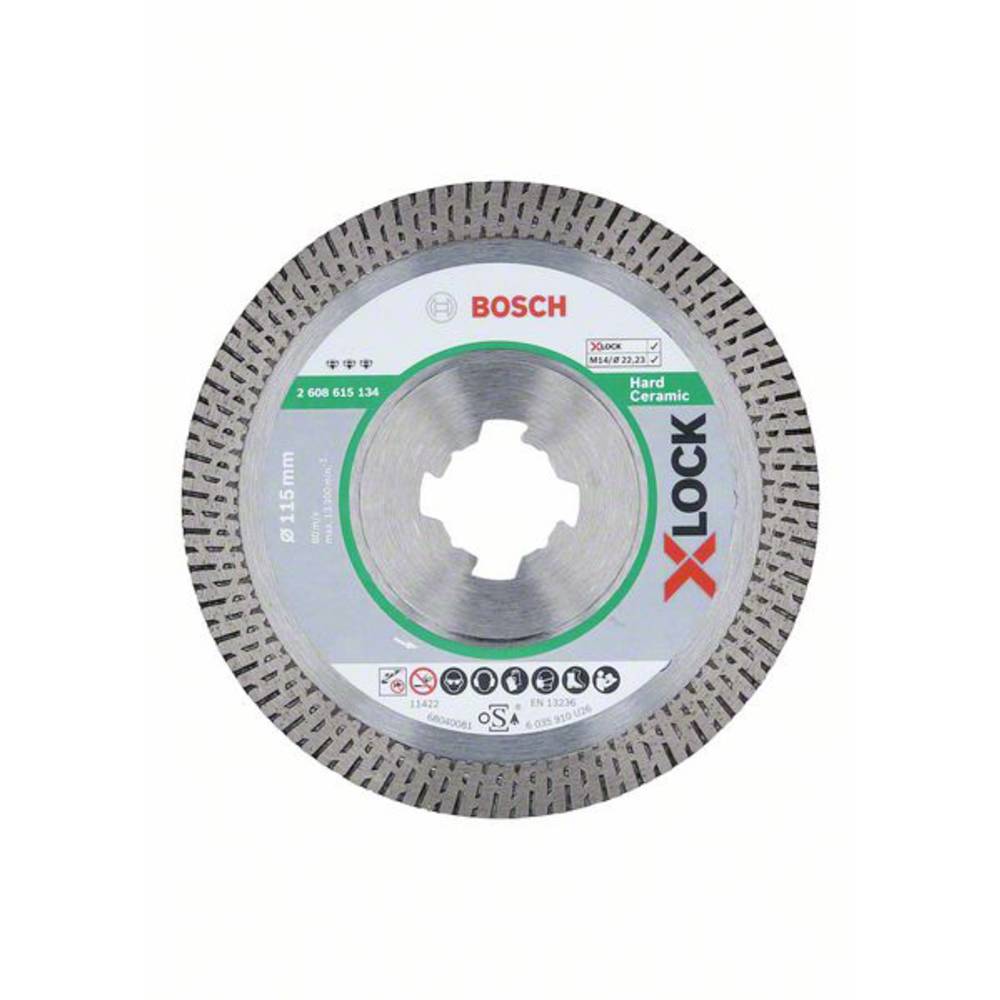 Bosch X-lock Disco Diamantato Best For Hard Ceramic 115 X 22,23 X 1,4 X 10 Mm - 2608615134