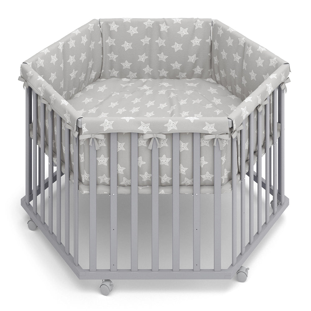 Box Estrella Grigio 128 x 110 cm 6 angoli Vitalispa