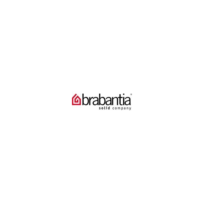 Brabantia 111846 NewIcon Pattumiera a Pedale 20 litri Chiusura Ammortizzata e Anti-odori Secchio Interno Rimovibile Base Antiscivolo colore Bianco