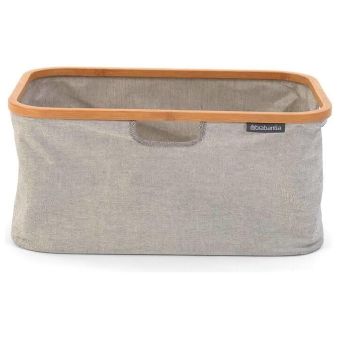 Brabantia 118180 Cesto Portabiancheria Pieghevole 40 L Rettangolare lavabile in lavatrice colore Grigio