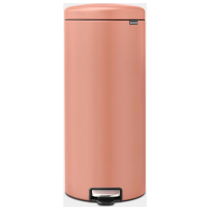 Brabantia 8710755238741 NewIcon Pattumiera a pedale 30 Litri Chiusura silenziosa Sistema antiodore Secchio interno rimovibile colore Warm Copper