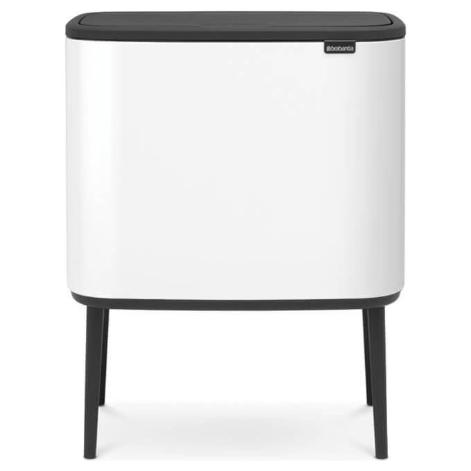 Brabantia Waste Bin Bo Touch Bin Pattumiera 36 Litri Bianco Brabantia Waste Bin Bo Touch Bin Pattumiera 36 Litri Bianco