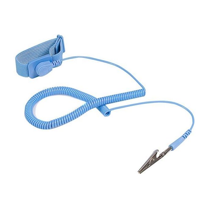 Bracciale antistatico ESD con cavo da messa a terra SWS100