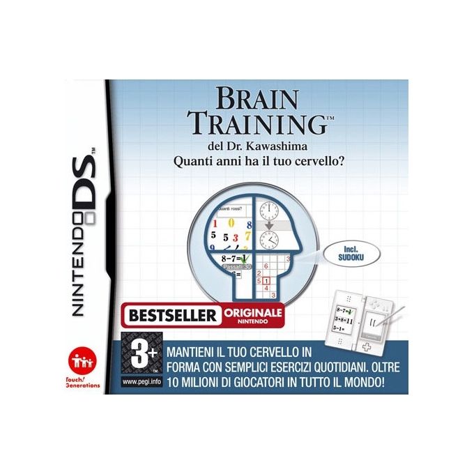 Brain Training Del Dr. Kawashima Nintendo DS 3DS e 2DS Brain Training Del Dr. Kawashima Nintendo DS 3DS e 2DS