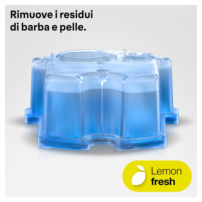 Braun - Clean&charge Cartucce-celeste Braun - Clean&charge Cartucce-celeste