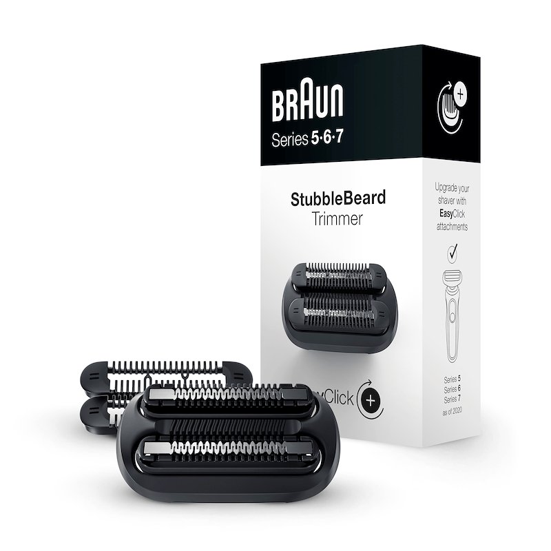 Braun - Easyclick Rifinitore Effetto Barba Incolta-nero