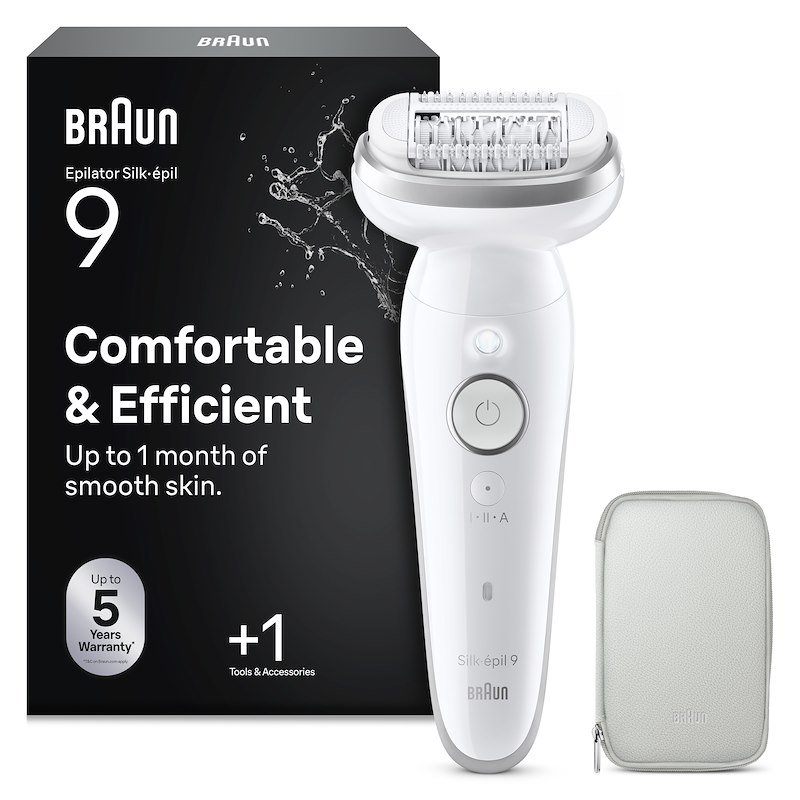 Braun - Epilatore Silk-épil 9 9-000-bianco/rosa