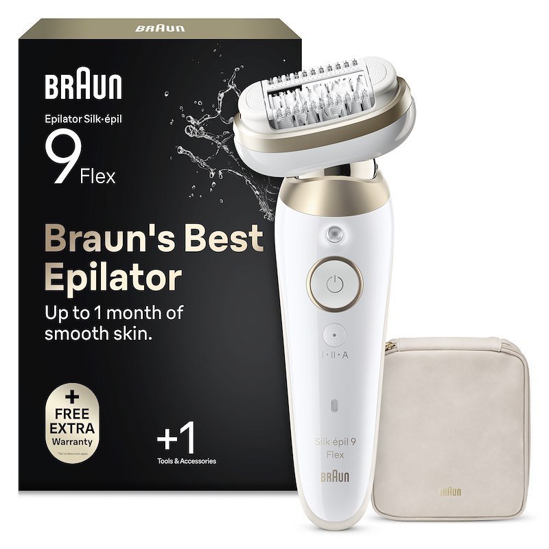 Braun - Epilatore Silk-épil 9 9-011-bianco/oro