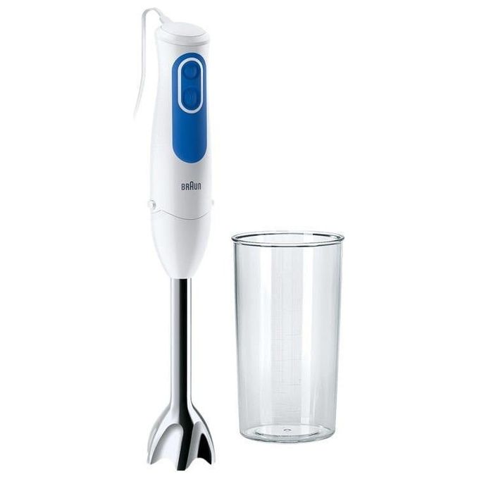 Braun MQ 3000 WH Smoothie+ Frullatore ad Immersione 700 W 0,6 L 2 Velocita' colore Bianco Blu