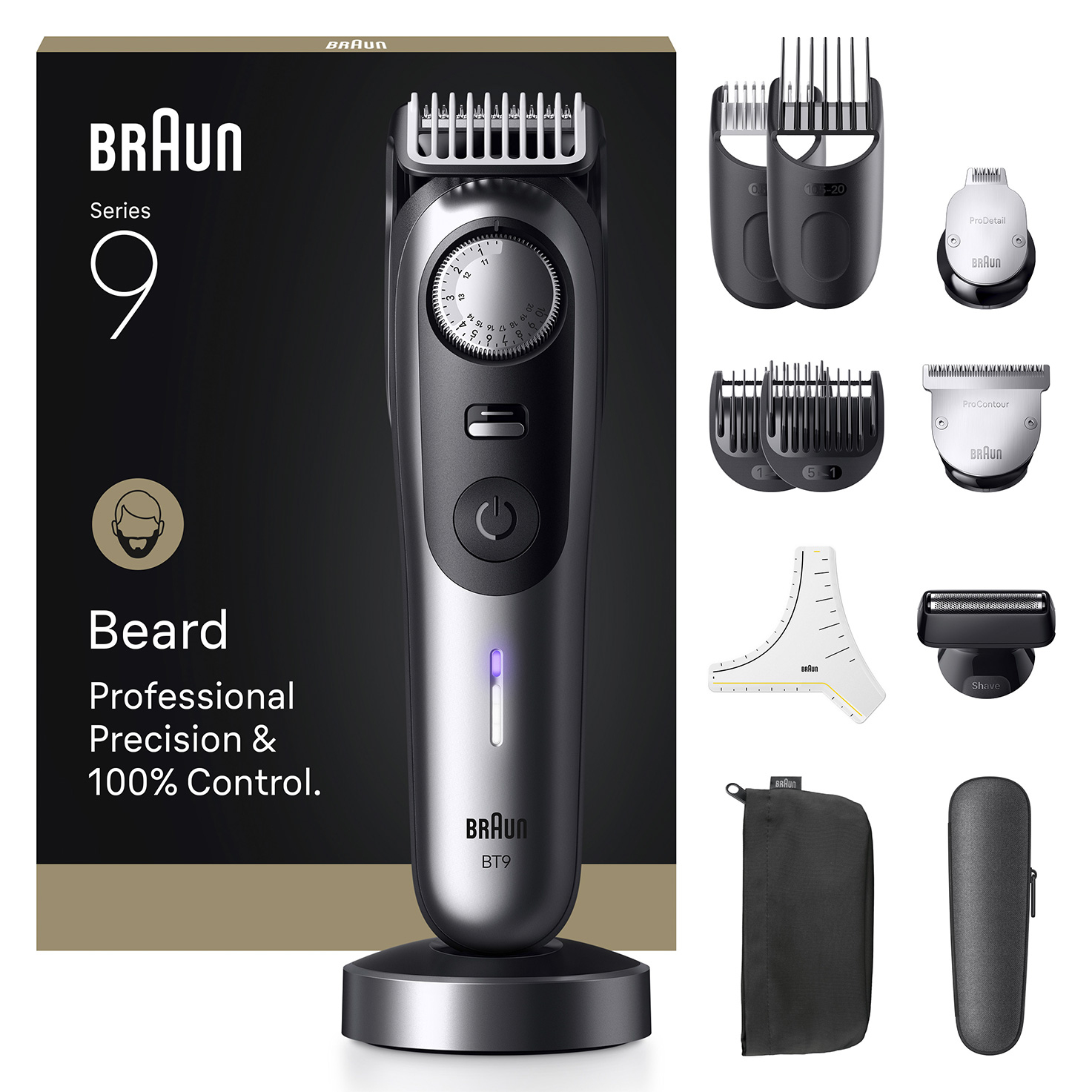 Braun Rasoio 244855 / Series 9 BT9560 Nero, grigio