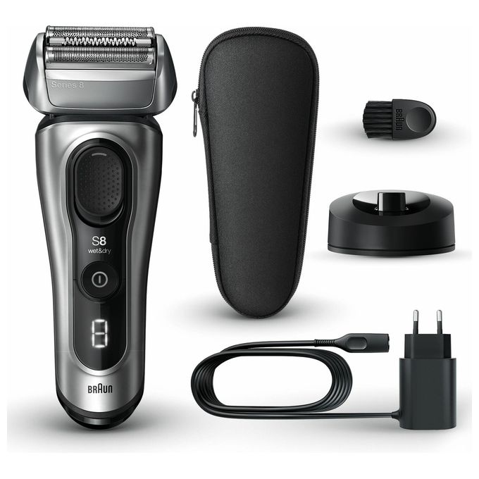 Braun Series 8 8517s WeteDry Rasoio Elettrico Galvano Silver