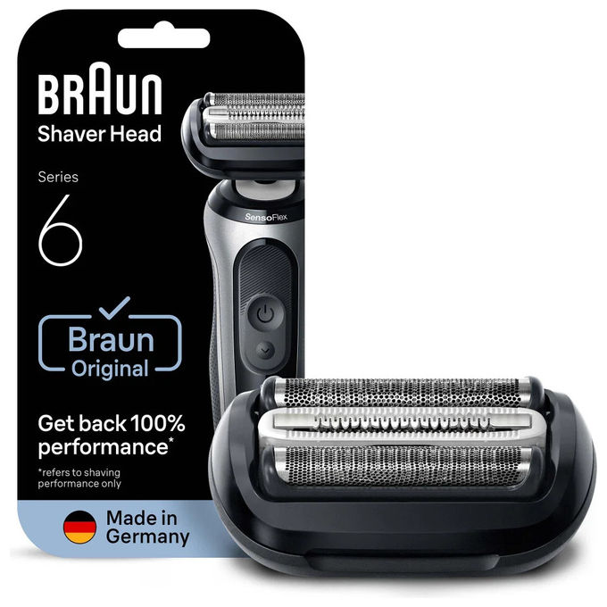 Braun - Testina Di Ricambio Originale Malhrremkp 64b-nero