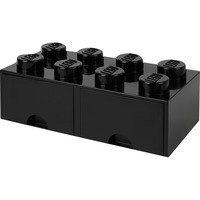 Brick Drawer (8 Knobs)Black Scatola porta giocattoli Libera installazione Nero, Scatola di immagazzinaggio Brick Drawer (8 Knobs)Black Scatola porta giocattoli Libera installazione Nero, Scatola di immagazzinaggio
