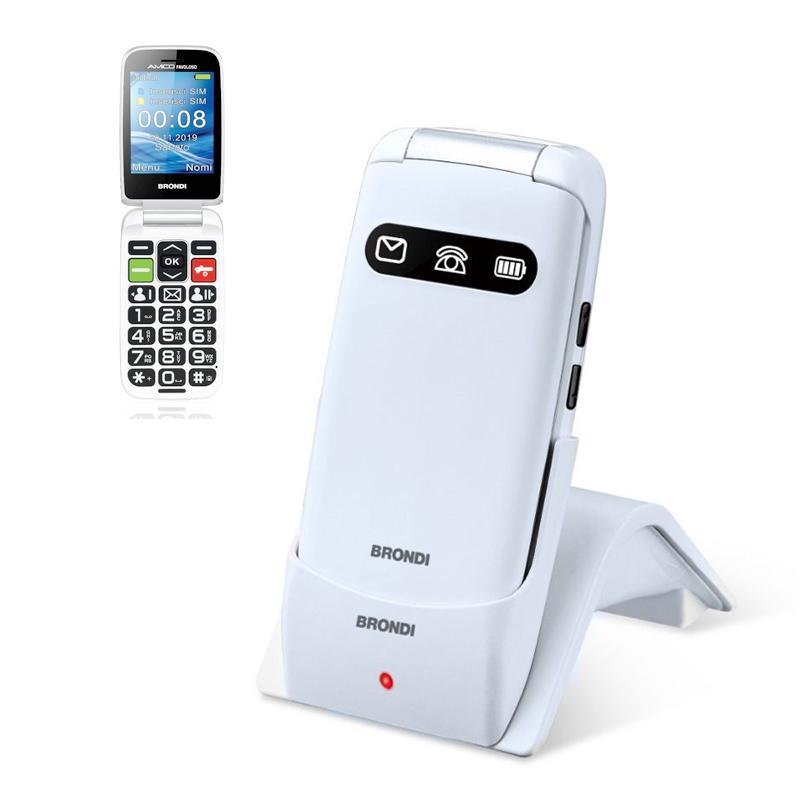 Brondi - Cellulare Amico Favoloso-white Metal