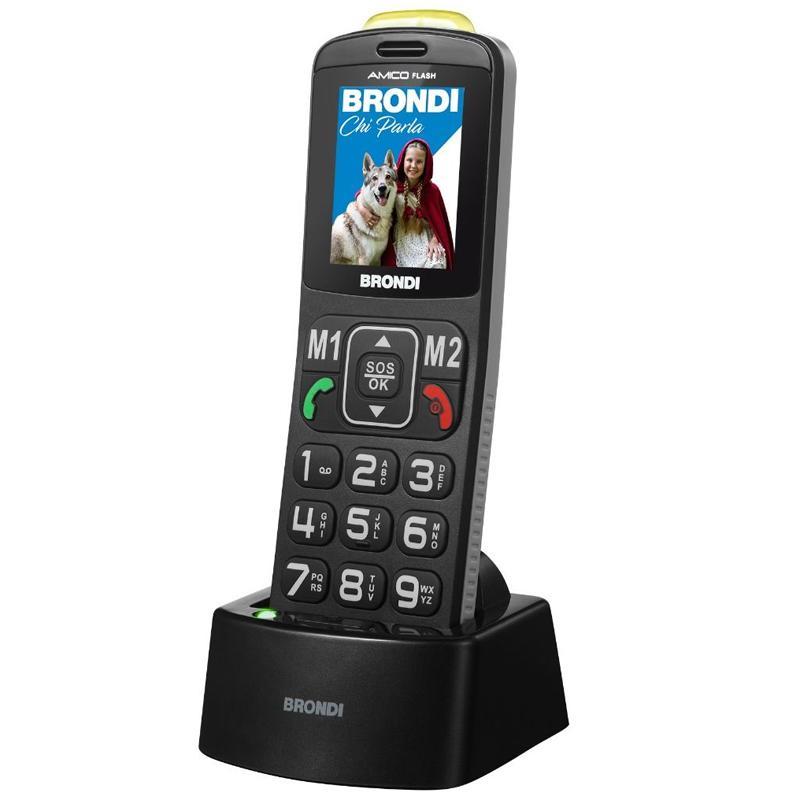 Brondi - Cellulare Amico Flash-black
