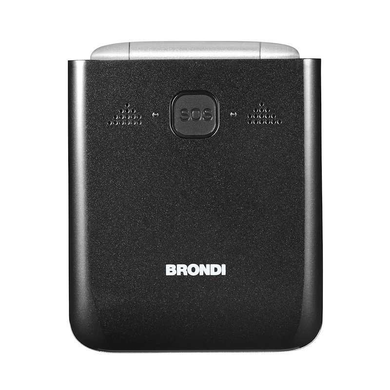 Brondi - Cellulare Amico Tuo 4g-black Metal