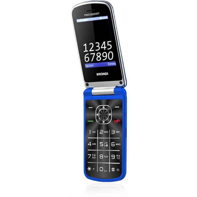 Brondi - Cellulare President-blu Metal