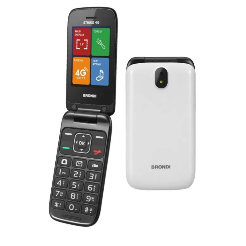 Brondi - Cellulare Strike 4g-light Grey