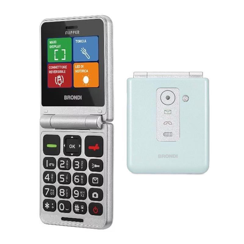 Brondi flipper flip 2.4`` dual sim green water metal