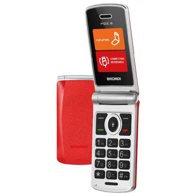 Brondi Fox S 10282091 Telefono Cellulare Dual Sim Rosso Brondi Fox S 10282091 Telefono Cellulare Dual Sim Rosso