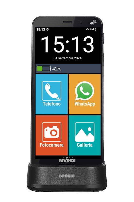 Brondi - Smartphone Amico Vero 4g+-black