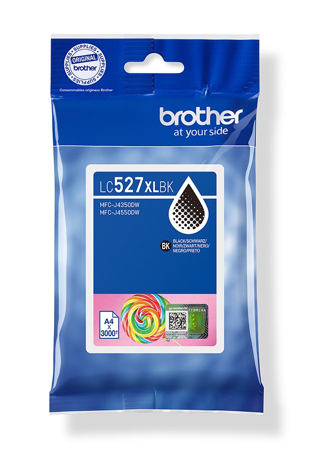 Brother - Cartuccia Da 3000 Pagine Lc527xlbk-nero