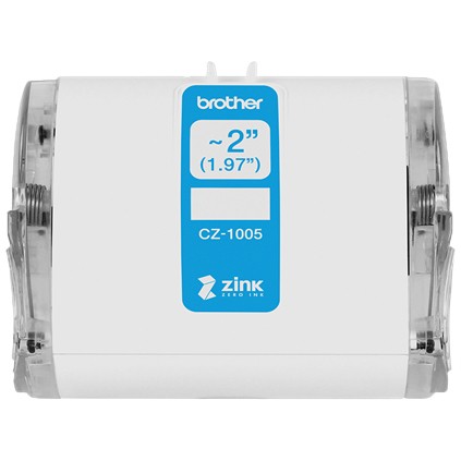 Brother CZ-1005 nastro per etichettatrice Bianco su verde Brother CZ-1005 nastro per etichettatrice Bianco su verde