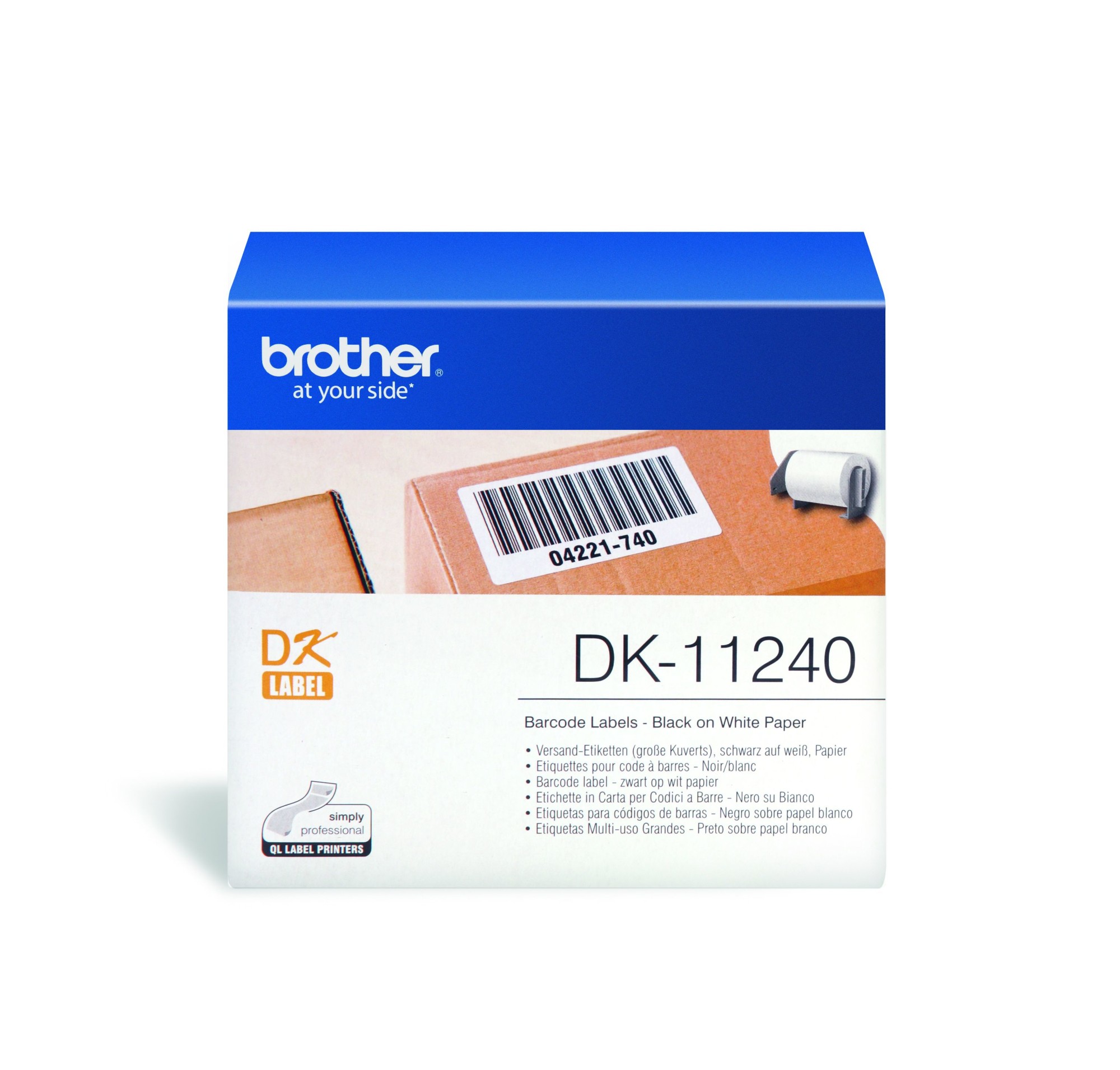 Brother DK-11240 etichetta per stampante Bianco Brother DK-11240 etichetta per stampante Bianco