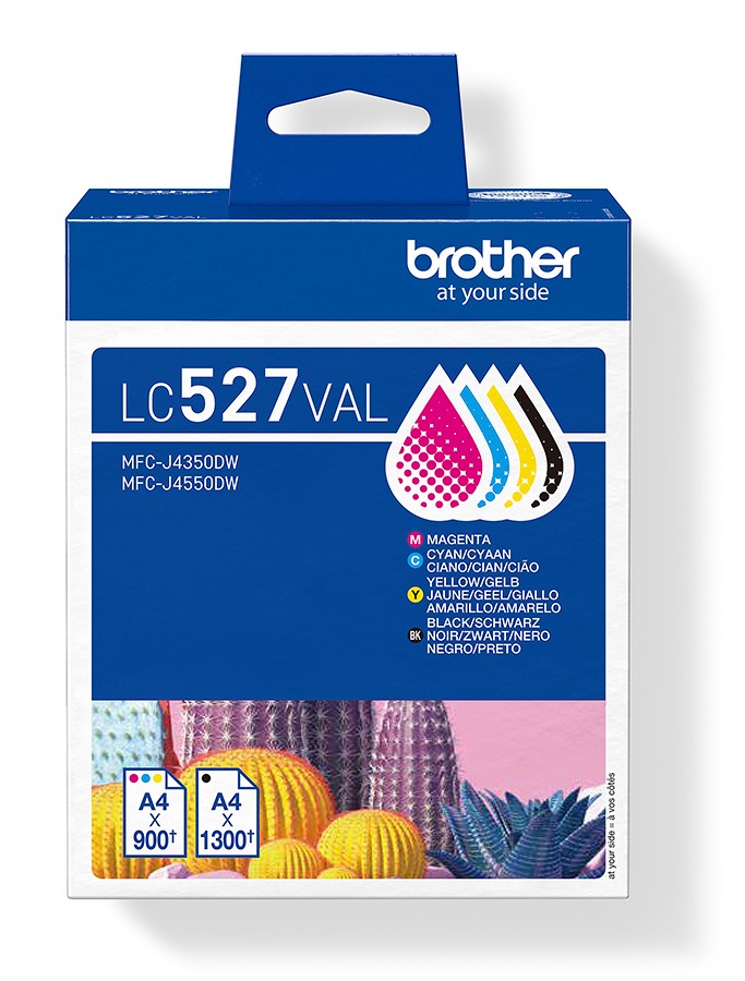 Brother - Kit Da 4 Cartucce Lc527val-multicolore