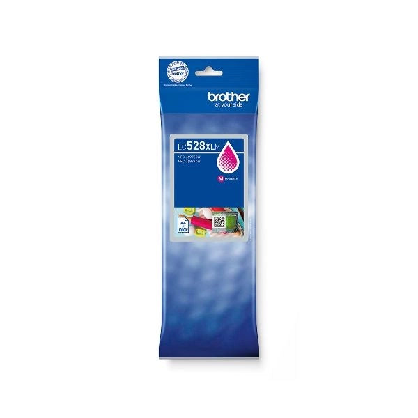 Brother lc528xlm cartuccia d'inchiostro 1 pz originale rendimento ultra elevato magenta