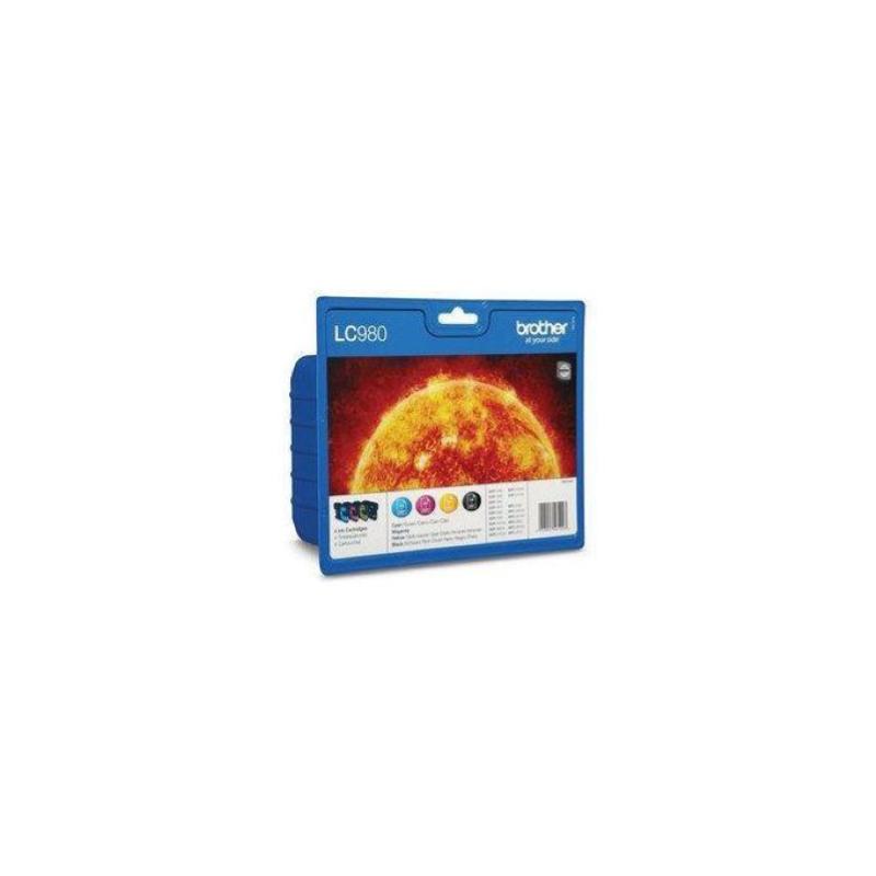 Brother multipack lc-980valbp pack cartucce nero+ciano+magenta+giallo