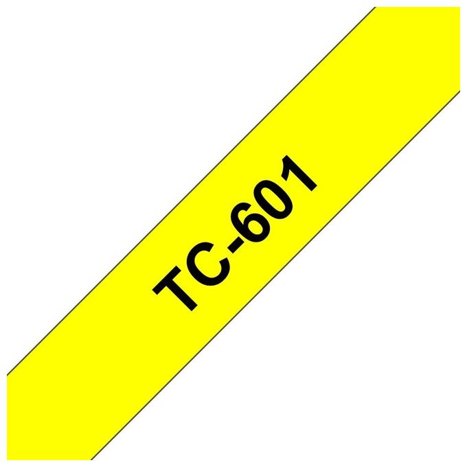 Brother Nastro 12mm Nero Giallo Brother Nastro 12mm Nero Giallo