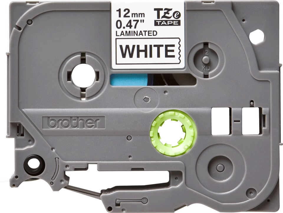 Brother Nastro Laminato Da 12 Mm (8M) Nero/Bianco