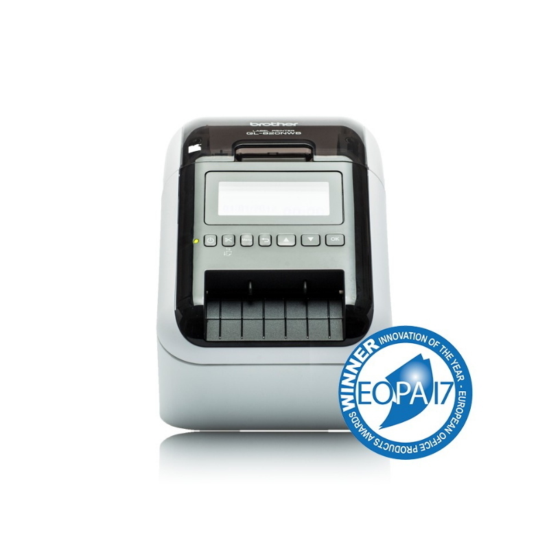 Brother ql-820nwbvmxx1 stampante per etichette (cd) termica diretta a colori 300 x 600 dpi 176 mm/s con cavo e senza cavo